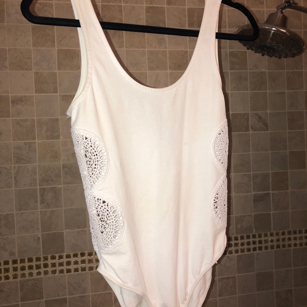 White Top Shop Body Suit